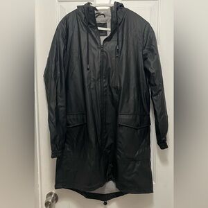 Zara Women's Black Raincoat